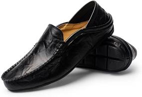 img 3 attached to 👞 Breathable Men's Shoes - MCICI Loafers Moccasin Driving in Loafers & Slip-Ons