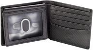 👛 stealth mode brown leather wallets, card cases & money organizers: premium rfid blocking men's accessories logo