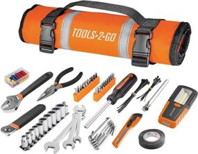 img 4 attached to 🛠️ 240119 Tools-2-Go 83 Pc Set with Roll-Up Pouch for Motorcycle, Auto, and ATV