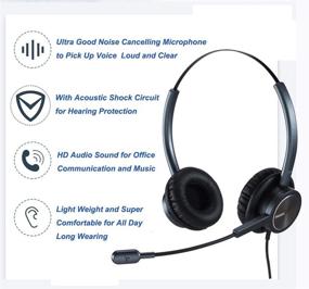 img 2 attached to 🎧 Enhanced Communication Experience: Cisco Headset Telephone with Noise-Cancelling Microphone