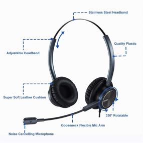 img 3 attached to 🎧 Enhanced Communication Experience: Cisco Headset Telephone with Noise-Cancelling Microphone