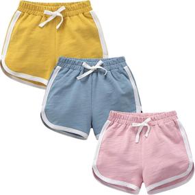 img 4 attached to QtGLB Athletic Running Sleeping Toddler Girls' Clothing and Active: Perfect Gear for Active Sleepers!