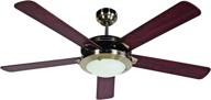 🌀 black+decker bcf5211r ceiling fan, 52 inch, brown: efficient and stylish cooling solution for your space логотип