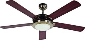 img 2 attached to 🌀 BLACK+DECKER BCF5211R Ceiling Fan, 52 inch, Brown: Efficient and Stylish Cooling Solution for Your Space