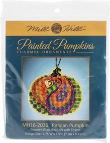 img 3 attached to Halloween Ornament Mill Hill Pumpkins Needlework for Cross-Stitch