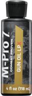 prom hoppe's m-pro 7 lpx gun oil, 4 fl oz bottle logo