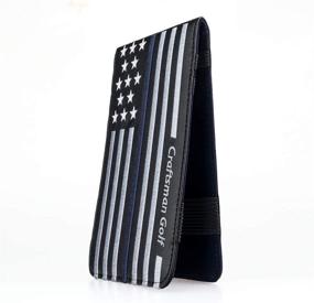 img 4 attached to 🏌️ Craftsman Golf Blue Strips Stars Golf Scorecard Holder & Yardage Book Cover Holder: Stylish Golf Accessories for Enhanced Organization and Performance