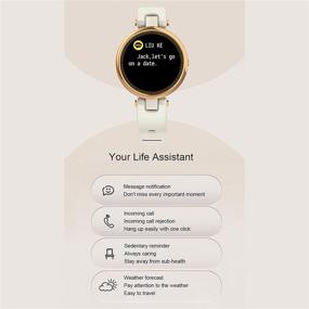 img 2 attached to Compatible Andriod Smartwatch Waterproof Physiological