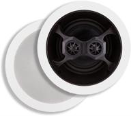 monoprice 2 way ceiling speakers composite logo