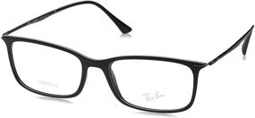 img 4 attached to Ray Ban RX7031 Eyeglasses Shiny Black
