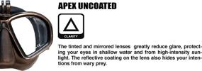 img 1 attached to 🤿 Enhance Your Diving Experience with Hammerhead Spearguns MV3 Action Diving Mask