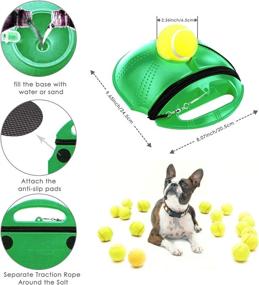 img 3 attached to Jsbeuith Tennis Trainer Rebound Balls - Tennis Trainer Base for Kids, Beginners & Players - Self-Study Practice Training Tool Designed for Enhanced Training Experience