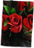 rose red black twl_37240_1 towel logo