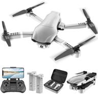 🚁 4drc f3 gps drone with 4k camera: adults' rc quadcopter for 5g fpv live video, beginner's choice - 2 batteries, carrying case, auto return, follow me, waypoint fly, and more! logo
