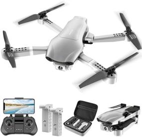 img 4 attached to 🚁 4DRC F3 GPS Drone with 4K Camera: Adults' RC Quadcopter for 5G FPV Live Video, Beginner's Choice - 2 Batteries, Carrying Case, Auto Return, Follow Me, Waypoint Fly, and More!