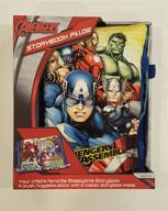 marvel avengers story book pillow logo