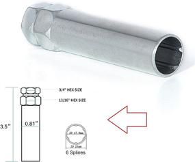 img 1 attached to 🔩 TCP Группа аппаратуры M12x1.5, 6-заедающих гайки с коническим посадочным креплением - 24шт. Черные закрытого типа аксессуары для колес для Cadillac Chevrolet Cruze Malibu Ford Fusion GMC Honda Accord Hyundai и других.