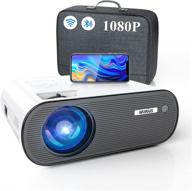 🎥 wimius k5 mini wifi bluetooth projector - full hd 1080p, portable & 300'' display, with carry bag - ideal for tv stick, home movie, gaming - hdmi, aux, av, ps4 - compatible with ios & android logo