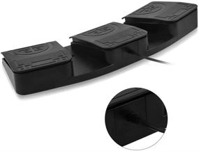 img 2 attached to 🕹️ Enhanced iKKEGOL USB Triple Foot Pedal Switch: Customizable Keyboard, Mouse & Game Actions with HID Control