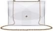 direct transparent messenger handbag shoulder logo