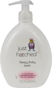 img 4 attached to Just Hatched Sleepy Baby Wash - Essential Oil-infused Relaxing and Calming Moisturizer, Gluten-Free, Hypoallergenic - 13.5 fl oz