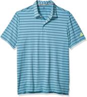 👕 men's clothing: adidas ultimate365 pencil stripe shirt for activewear logo