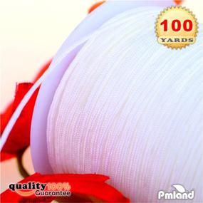 img 1 attached to 🎯 PMLAND 100 Yards Lift Shade Cord 0.9mm - White: A Durable and Versatile Product for All Your Shade Needs