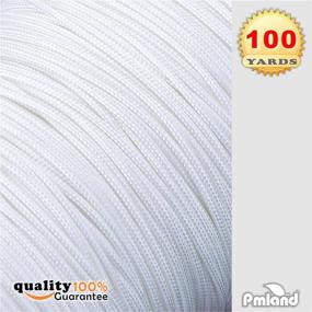 img 2 attached to 🎯 PMLAND 100 Yards Lift Shade Cord 0.9mm - White: A Durable and Versatile Product for All Your Shade Needs