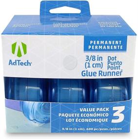 img 1 attached to Premium Adtech Permanent Adhesive Dots Glue Runner - 3 Pack: An Effective Solution for Lasting Adhesion