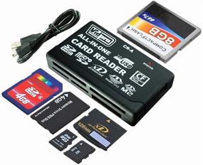 img 1 attached to Vidpro CR-A 6-Slot USB2.0 Card Reader/Writer - Portable All-in-One Multi Card Reader/Writer – Compatible with Most OS and Memory Cards, including Micro SD Cards – Plug and Play Setup, includes USB Cable