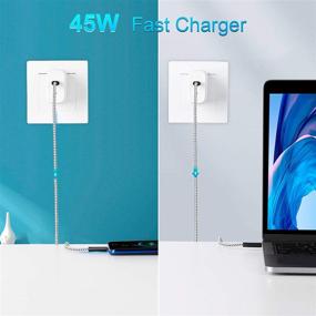 img 2 attached to ⚡ PowerLot Fast Charger USB-C, 45W S21 Ultra Charger with PD 3.0 PPS/AFC, GaN Tech Super Fast Charger for S21, S20, Note 20 Series, MacBook, iPad, iPhone, USB-C Laptops