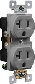 img 2 attached to ENERLITES Tamper Resistant Receptacles Industrial 62080 TR GY 10PCS - Reliable and Secure Power Outlets for Commercial and Workplace Environments