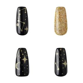 img 3 attached to GoldFinger Glam Design Nail GD16