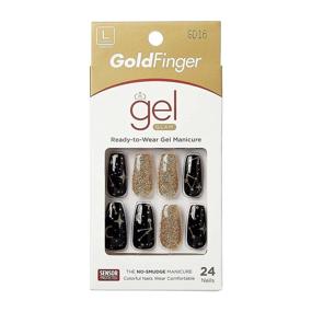 img 4 attached to GoldFinger Glam Design Nail GD16