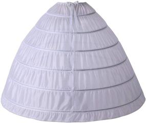 img 1 attached to Aprildress Petticoats Underskirt Crinoline PPT360 WH