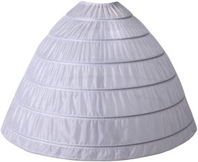 img 4 attached to Aprildress Petticoats Underskirt Crinoline PPT360 WH