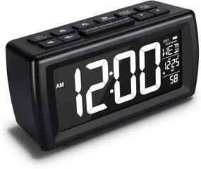 img 4 attached to AZUTTA Digital Alarm Clock Radio: Versatile 7-Color Display, Adjustable Brightness, FM Radio, Dual Alarms, Snooze, USB Port - Perfect for Bedroom