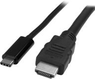 🔌 кабель startech.com usb c to hdmi - 3 фута / 1 метр - 4k 30 гц - usb type c to hdmi - белый логотип