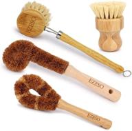 ezeso cleaning coconut bristle wooden logo