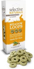 img 1 attached to 🐇 Supreme Petfoods Meadow Loops - Selective Naturals для кроликов с пастбищной сеной из пастбищной соломки и тимьяном.