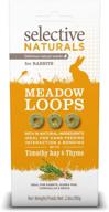 🐇 supreme petfoods meadow loops - selective naturals для кроликов с пастбищной сеной из пастбищной соломки и тимьяном. логотип