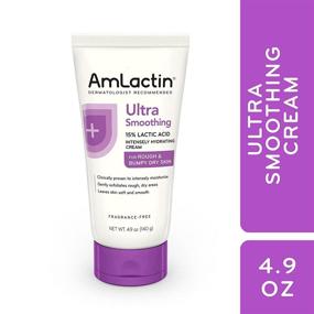 img 3 attached to AmLactin Ultra Smoothing Intensely Hydrating Cream: Moisturizing Cream for Dry Skin - 4.9 Oz Tube