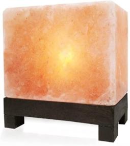 img 4 attached to 🔮 UMAID Authentic Natural Himalayan Salt Lamp: Stylish Hand-Carved Pink Crystal Rock Salt with Wood Base & Dimmer Cord