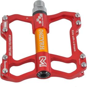 img 2 attached to 🚲 ThinkTop 8 MTB/BMX Road Mountain Bike Platform Pedals | Flat Design | Sealed Bearings | Lubricated Axle | 9/16 Inch