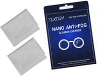 👓 nano anti-fog wipes for glasses, goggles, and face shields - 2 pack, reusable up to 1000 times logo