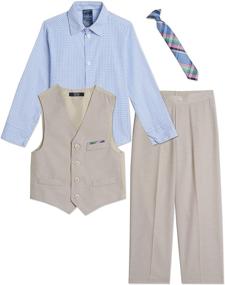 img 2 attached to 👔 Tommy Hilfiger Boys' 4 Piece Formal Suit Vest - Clothing for Suits & Sport Coats