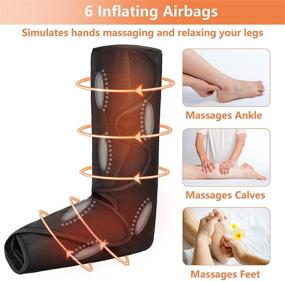 img 1 attached to 🎁 Ultimate SHINE WELL Leg Massager: Soothe Pain, Boost Circulation & Relax Muscles with Heat, Multiple Modes & Intensities - Perfect Gift for the Whole Family!