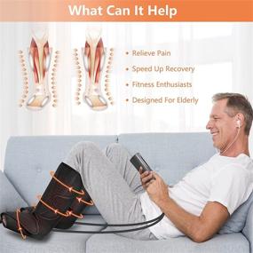 img 3 attached to 🎁 Ultimate SHINE WELL Leg Massager: Soothe Pain, Boost Circulation & Relax Muscles with Heat, Multiple Modes & Intensities - Perfect Gift for the Whole Family!