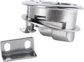 img 1 attached to 🛥️ BAYSUN Durable Stainless Steel Flush Pull Boat Hatch Latch with Lift Ring Handle – Ideal for Marine Lockers
