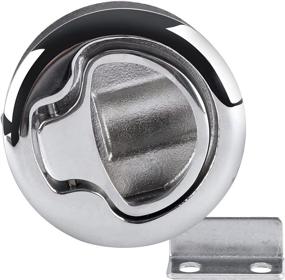img 4 attached to 🛥️ BAYSUN Durable Stainless Steel Flush Pull Boat Hatch Latch with Lift Ring Handle – Ideal for Marine Lockers